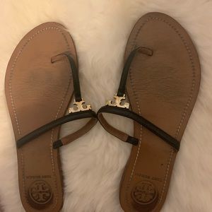 Tory Burch thong sandals.  Size 8.